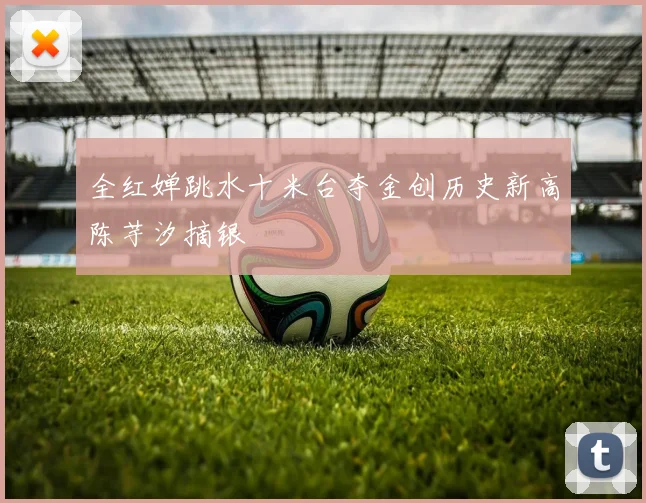 全红婵跳水十米台夺金创历史新高陈芋汐摘银