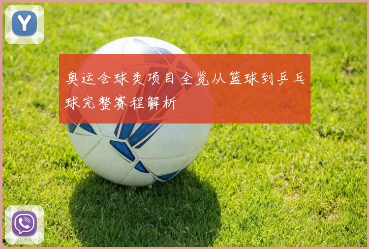 奥运会球类项目全览从篮球到乒乓球完整赛程解析