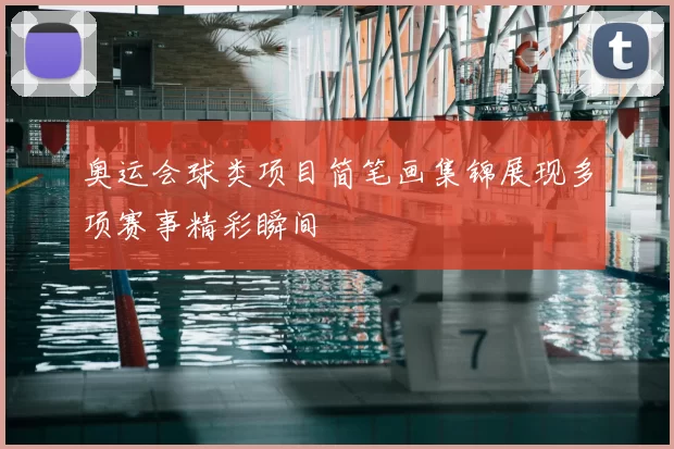 奥运会球类项目简笔画集锦展现多项赛事精彩瞬间